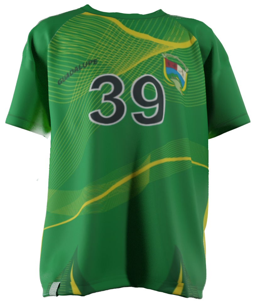 Camisa deportiva verde